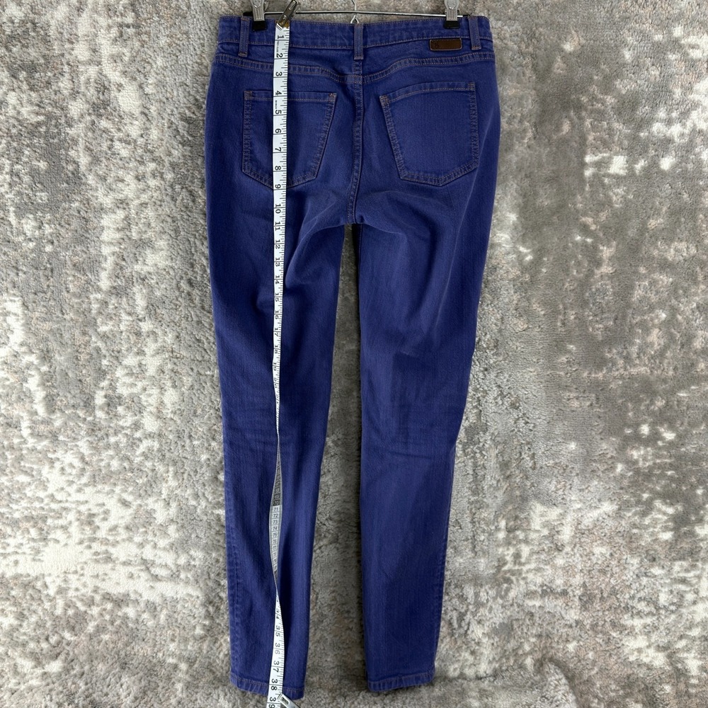 Boden Size 6 Stretch Denim Casual Jeans Purple Blue Pants‎ Button Zip - Picture 2 of 10